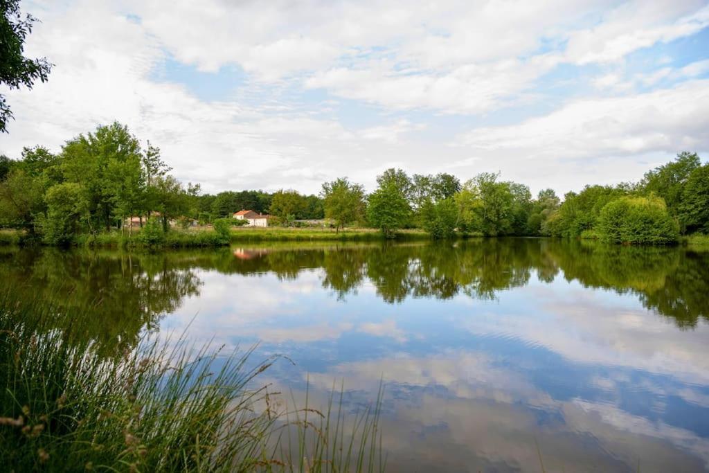 L'Evasion En Pierre Piscine Et Etang Prive Villa Sevremoine Luaran gambar
